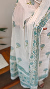Applique and block print suit - 5RCV