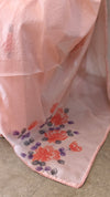 Peach painted silky kota saree - VL72