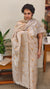 Beige semi tussar silk suit - MO MTV6