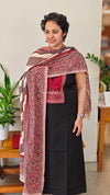 Black and red cotton suit