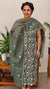 Forest Green embroidered net kota suit