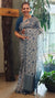 Indigo silky kota saree
