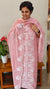 Light pink embroidered georgette suit - CM35