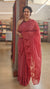 Maroon mal chanderi saree with applique - MLK9 - GA