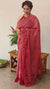 Maroon mal chanderi applique saree - MLK9 - GB