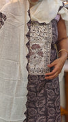 Taupe cotton suit