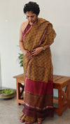 Mehandi green kota silk saree - KTS3