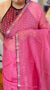 Pink kota silk saree - KTS3