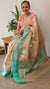Banarasi saree with ganga jamuna borders - CSF5