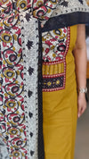 Mustard cotton salwar suit