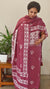Dark pink cotton suit