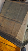 Light grey Linen silk saree - DR42