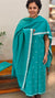 Teal green Handloom cotton suit