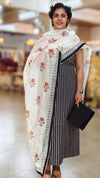 Black and white cotton suit - 2
