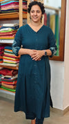 Green 2 piece kurti set
