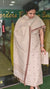 Beige and brown handloom cotton suit