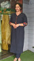 Dark blue cotton 2 piece kurti set