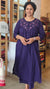 Purple cotton kurthi set