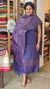 Purple noil tussar silk suit