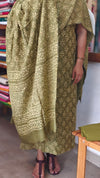 Green Ajrakh Modal Cotton suit