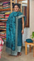 Turquoise banarasi suit