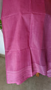 Orchid Pink Bamboo tussar silk saree - 4LMZ