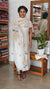 Off White and Mustard painted linen cotton suit - MJC5