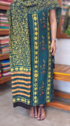 Green and Yellow Modal Cotton Suit