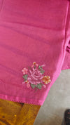 Pink Embroidered Silky Kota Saree - JCX