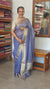 Purple Linen Silk Saree - DR42