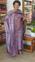 Dusty lavender Cutwork Noil Tussar silk suit