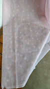 Light Pink Linen Chanderi Embroidered Saree - RL34