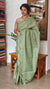Seafoam Green Cutwork Tepchi Kota Saree