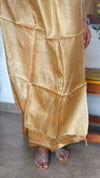 Golden Mustard Tussar Silk Suit - FNA4