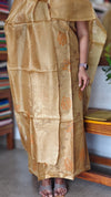 Golden Mustard Tussar Silk Suit - FNA4