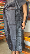 Black Tussar Silk Suit - FNA4