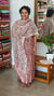 Peach Floral Printed Chanderi Silk Suit - MC059