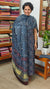 Blue Ajrakh Printed Modal Silk Suit