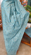 Teal Batik Printed suit