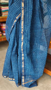 Indigo Kota Doria Saree - SQ39
