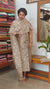 Taupe Embroidered Tussar Silk Suit - 91SA