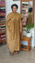 Mustard Brown Bamboo Tussar Suit - MVB