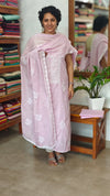 Lilac Chikankari Cotton Suit
