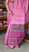 Lilac Kota Saree with Pita Embroidery - EMR4 - 1