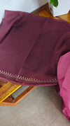 Lilac Kota Saree with Pita Embroidery - EMR4 - 1
