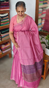 Lilac Kota Saree with Pita Embroidery - EMR4 - 2