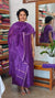Deep Purple Block Printed Chanderi Suit - MC059