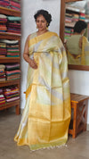 Shaded pure Tussar Silk Saree