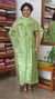 Limeric Green Embroidered Tussar Silk Suit