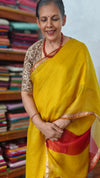 Mustard Kota Silk Saree - KTS3